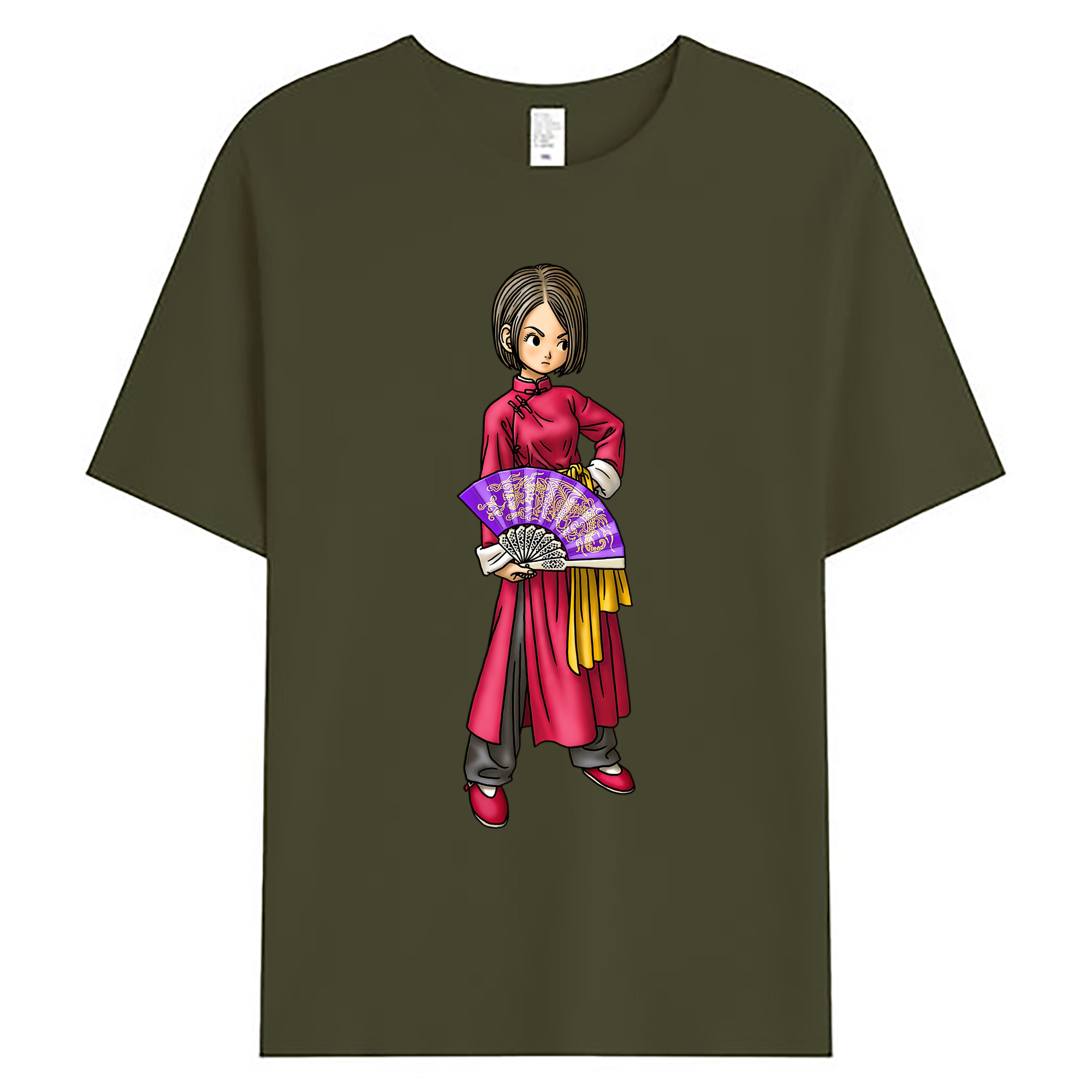 （画像用） ドラゴンクエスト Doragon Kuesuto Dragon Quest 綿100％ メンズ半袖Tシャツ｜肌触りやわらか＆通気性